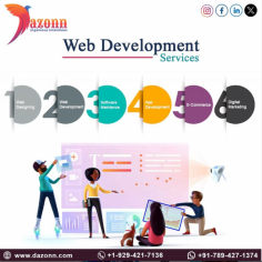 Web development services encompass the creation, design, and maintenance of websites tailored to clients' needs. Skilled professionals utilize programming languages and frameworks to craft user-friendly, responsive sites, optimizing functionality and enhancing online presence. Dazonn Technologies specializes in comprehensive web development services, crafting bespoke websites with cutting-edge technology and user-centric design to elevate online presence and drive business growth. For further details, reach out to us at +1-929-421-7136 or visit our official website  