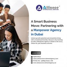 Unlock growth potential and streamline hiring with a trusted partnership. Discover why teaming up with a Manpower Agency in Dubai is the savvy choice for your business success.