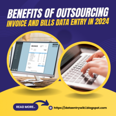 In this blog, discover the advantages of outsourcing invoice data entry work and save on your business operations cost, time and efforts of your core team to stay ahead of the competition.

For more information - https://dataentrywiki.blogspot.com/2024/05/benefits-of-outsourcing-invoice-and-bills-data-entry-in-2024.html
