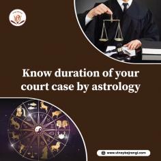 Are you tired of the never-ending wait for your court case to be resolved? Look no further, because Dr. Vinay Bajrangi, the world's best astrologer, has the solution for you. With his expertise in astrology, he can accurately predict you can know duration of your court case, giving you a sense of relief and allowing you to plan ahead. Don't let the uncertainty of your legal battle consume you, trust in the power of astrology to guide you. Say goodbye to endless waiting and hello to a clear timeline. Contact Dr. Vinay Bajrangi now and know the duration of your court case by astrology.
