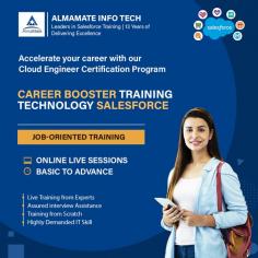 AlmaMate Info Tech is a leading provider of Salesforce Training in Noida and Salesforce Online Training in Delhi NCR. With our comprehensive and industry-relevant curriculum, we equip learners with the skills and knowledge to excel in the Salesforce ecosystem. Our expert trainers, with years of hands-on experience, ensure a seamless learning experience.

Join our upcoming batch and embark on a rewarding career journey. We offer Digital Transformation Services, LMS & Training App, Customised Training Plans, and Placement Assurance to support your success. Our commitment to quality education and personalized guidance sets us apart. Unlock your potential with AlmaMate Info Tech and become a Salesforce pro. Contact us today to secure your spot!