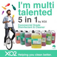Discover Superior Cleaning Power with XO2's Range of Cleaning Chemicals

At XO2, we understand the importance of cleanliness and hygiene in every environment, from commercial spaces to healthcare facilities and beyond. That's why we've meticulously crafted a range of cutting-edge cleaning chemical products designed to deliver outstanding results every time.

Unrivaled Performance: Our cleaning chemicals are formulated using the latest advancements in cleaning technology, ensuring maximum efficacy in removing dirt, grime, and germs from surfaces. Whether you're tackling tough stains, grease buildup, or microbial contamination, XO2's products are up to the task.

Safety First: We prioritize the safety of both users and the environment. That's why our cleaning chemicals are rigorously tested to meet industry standards for effectiveness and safety. From non-toxic formulations to eco-friendly options, XO2 has solutions that promote a healthy, sustainable approach to cleaning.

Versatility and Convenience: Whether you need a powerful degreaser for kitchen surfaces, a gentle yet effective disinfectant for healthcare settings, or a multi-purpose cleaner for everyday use, XO2 has you covered. Our diverse product range offers solutions for virtually any cleaning challenge, making it easy to maintain cleanliness throughout your facility.

Exceptional Value: We believe that quality cleaning shouldn't break the bank. That's why XO2 offers competitive pricing on all our cleaning chemical products, without compromising on performance or safety. Experience the difference that XO2 can make for your cleaning needs today.

Expert Support: Need assistance in choosing the right cleaning chemicals for your specific requirements? Our team of cleaning experts is here to help. With personalized guidance and top-notch customer service, we're committed to ensuring your cleaning endeavors are a success.

Elevate your cleaning routine with XO2's premium range of cleaning chemical products. Explore our catalog today and discover the difference that quality cleaning solutions can make.