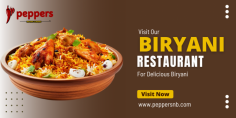 Indulge in exquisite biryani at Peppers Indian Cuisine, where authentic flavors and aromatic spices await. Experience culinary bliss at our renowned biryani restaurant. Call at 508-393-3434.