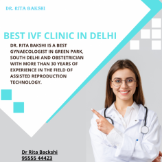 "Experience the pinnacle of IVF Clinic in Delhi with renowned fertility specialist, Dr. Rita Bakshi. Our clinic offers compassionate care and cutting-edge technology to help you achieve your dream of parenthood. With a focus on personalized treatment plans and exceptional patient support, Dr. Rita Bakshi's clinic is your trusted partner in the journey to conception. Contact us today to schedule your consultation and take the first step towards building your family."