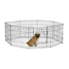 Midwest Contour Exercise Pen with Door can be used indoors or out to provide great pet protection while allowing plenty of free movement and play. Shop Now!
