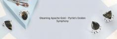 Apache Gold Radiance: Glistening Gold and Pyrite Dance in Harmony




Apache Gold, also known as Apache Gold, is a rare amalgamation of Steatite and Golden Pyrite, comprising Pyrite (Iron Sulfide) and Magnetite (Iron Oxide), recently discovered in the Arizona desert. It showcases colors predominantly of Gold and sub-metallic black intertwined with intermittent white streaks. Being predominantly comprised of ron, Apache Gold possesses considerable weight.