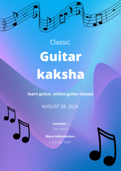 Discover the joy of playing the guitar with Guitar Kaksha's comprehensive online guitar classes.
 Whether you're in India or anywhere around the globe, our platform offers the perfect opportunity to learn guitar online at your convenience. 
Our expert instructors provide structured guitar courses suitable for beginners, intermediate learners,
 and advanced players alike. With our flexible scheduling and self-paced learning approach, 
you can master the guitar from the comfort of your own home.
 Join our community of guitar enthusiasts and embark on a musical journey filled with growth and creativity. 
From fundamental techniques to advanced skills, our online guitar lessons cover a wide range of topics to cater to your learning needs. 
Guitar Kaksha is your go-to destination for top-notch guitar classes delivered right to your screen. 
Don't miss out on this chance to hone your skills and unleash your musical potential. Enroll now and experience the convenience and effectiveness of our online guitar learning platform.
 Whether you aspire to strum along to your favorite songs or become a professional guitarist, Guitar Kaksha is here to guide you every step of the way. 
Learn guitar online with Guitar Kaksha and take your musical journey to new heights.
