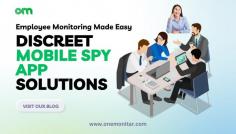 Discover discreet mobile spy app solutions for easy employee monitoring. Track messages, calls, locations, and app usage to ensure productivity and security. Keep your business safe with advanced monitoring features.

#MobileSpyApp #MobileApp