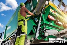 "Efficient, reliable commercial bin service by Richmond Waste Management. Tailored solutions for businesses, offering timely pickups and waste disposal. Keep your premises clean and compliant with our professional and eco-friendly waste management services."
