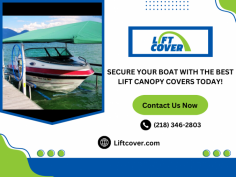 Upgrade Your Boat Lift with ShoreMaster Canopy Covers Today!

Discover high-quality Shoremaster boat lift canopy covers at unbeatable prices. Designed for durability and UV resistance, these covers shield against harsh weather and sun damage, ensuring your boat stays in pristine condition. Custom-fit options are available for various lift models. Contact  Lift Cover at (218) 346-2803!