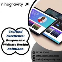 Unlock the power of seamless user experiences with responsive website design. Our expert team specializes in creating visually captivating and functionally fluid websites that adapt flawlessly across all devices. From desktops to smartphones, ensure your online presence remains captivating and accessible to all users. Experience the epitome of digital craftsmanship with our responsive website design solutions. For more details :-https://ninegravity.com/ 