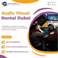 Top-Quality Audio Visual Rentals in Dubai

Looking for the best audio visual equipment for rent in Dubai? Look no further than VRS Technologies LLC! Call us today at +971-55-5182748 to discover our extensive range of AV Rental Dubai options, perfect for any occasion.

Visit: https://www.vrscomputers.com/computer-rentals/audio-visual-rental-in-dubai/