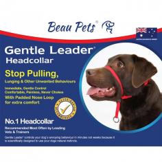 Beau Pets Gentle Leader Headcollar controls your annoying behaviour in minutes not weeks because it is scientifically designed to use your dog's instincts.
