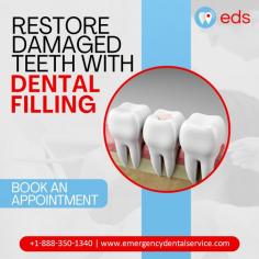 Dental Filling | Emergency Dental Service

Don't let tooth troubles linger! Book an appointment with our emergency dental service, and our skilled professionals will address your concerns promptly. Schedule an appointment at 1-888-350-1340.