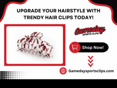 Shop Trendy Hair Clips at Unbeatable Prices Today!

Elevate your style with our exquisite maroon and white hair clip. Crafted with attention to detail, this accessory blends elegance and functionality seamlessly. The vibrant maroon hue adds a touch of sophistication, while the contrasting white accents create a striking visual appeal. Get in touch with Game Day Sports Clips!
