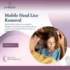 Convenient and Professional Mobile Head Lice Removal Services

Get rid of lice in Ohio with our mobile head lice removal service. Our experts provide convenient and effective treatment at your doorstep. Say goodbye to lice hassles with our professional mobile lice removal. Trust us for quick, discreet, and reliable service. Stay lice-free with our dedicated team.