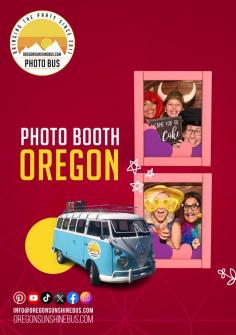 Photo booths have become a popular entertainment choice for various people in the state of Oregon. From weddings to birthdays and corporate events, photo booths offer a convenient and fun way to capture the memories of the party. Oregon Sunshine Bus will provide your event with a retro VW bus that will act as a photo booth for the event. Our photo booth in Oregon is equipped with different props that will enable your guests to take photos and print them instantly. 