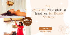 Discover rejuvenation with AyurRoots Ayurveda Wellness' ayurvedic Panchakarma treatment. Experience the ancient healing art of Ayurveda tailored to modern needs. Explore our holistic approach to wellness and embark on a transformative journey towards balance and vitality. Call at 214-801-1238.
