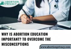 Education on abortion is an essential tool to empower individuals to make the right choice for themselves and choose their reproductive freedom. By providing abortion education, we can create an environment where individual's decisions and bodily autonomy are respected. Buy abortion pills online and give way to abortion at home.

Read More: https://abortionprivacy.wordpress.com/2024/05/28/why-is-abortion-education-important-to-overcome-the-misconceptions/