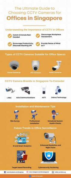 For Singaporean offices to prevent theft, vandalism, and other security risks, a CCTV system is essential. Here’s a comprehensive guide in selecting the best CCTV cameras for your business. By following this guide and consulting with a security professional, you can choose the right CCTV cameras to enhance the security of your business.