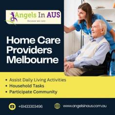 Angels in Aus provides at home aged care assistance including companion, nursing & postoperative care to older Australians & adults with disabilities. Home care providers are committed to delivering high-quality, client-centered care, ensuring that individuals with disabilities can live fulfilling, dignified lives within their own homes and communities.