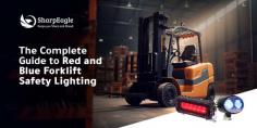 The purpose of this guide is to provide you with information on the benefits of red and blue forklift safety lighting and how to install it on your own forklift. You can call us at +971-4-454-1054 or mail us at sales@sharpeagle.uk 