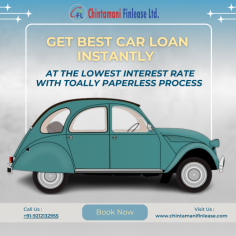 We will help you to fulfill it, choose Chintamani Finlease Ltd for Instant & interesting Car Loans.