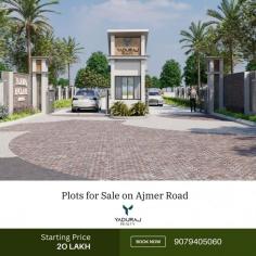 Discover affordable plots in Jaipur on Ajmer Road. Secure prime real estate locations with top developers and invest in Jaipur's growth!