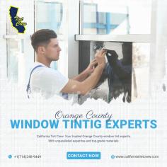 Premium Window Tinting in Orange County

California Tint Crew Your trusted Orange County window tint experts. With unparalleled expertise and top-grade materials, we deliver premium tinting solutions for vehicles and properties. Enhance privacy, reduce UV exposure, and elevate aesthetics with our professional services.

