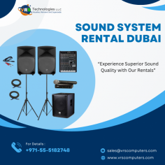 Dubai's Premier Sound System Rental Solutions

Trust VRS Technologies LLC for Dubai's Premier Sound System Rental Solutions. Our Sound System Rental Dubai services cater to all types of events, guaranteeing powerful and clear audio. Contact us at +971-55-5182748 to learn more about our offerings.

Visit: https://www.vrscomputers.com/computer-rentals/sound-system-rental-in-dubai/