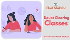 Online Doubt Solving are extremely important as students need to clear their doubts to have clarity on subjects. Our mentors will clear all your doubts from all subjects.