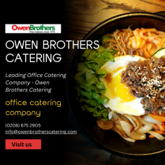 If you find office catering services in london, so don't be hesitate  you can Owen Brothers  Catering.

Hurry Up Now!