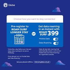 Globe Postpaid Roaming provides subscribers with seamless connectivity while traveling internationally, ensuring uninterrupted communication and data access across borders. With access to over 200 countries and territories through Globe's extensive network of roaming partners, postpaid users can enjoy the same level of service they're accustomed to at home. 
https://theglobesimregistration.ph/globe-postpaid-roaming/