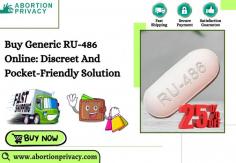 Experience a safe and private option for obtaining RU-486 online, a widely recognized pill for early unplanned pregnancy termination. Buy Generic Ru486 online to enjoy quick, discreet shipping and customer support. Our platform ensures your privacy and provides complete support throughout the process. Order now and get a benefit of 25%off.  

Visit Us: https://www.abortionprivacy.com/generic-ru-486