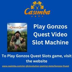Play Gonzos Quest Video Slot Machine at Casimba