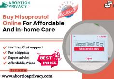 Get out of an unplanned pregnancy using safe abortion pills. Buy Misoprostol online on express shipping and get it delivered to your doorstep within 2-3 days. With our online store get protection for privacy, 24x7 customer support, and expert advice. Get Misoprostol Online today at an affordable Price.

Visit Now: https://www.abortionprivacy.com/misoprostol