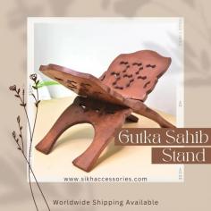 Gutka Sahib stand , the timeless symbol of Sikh devotion. Explore SikhAccessories.com for your sacred essentials.