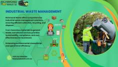 "Richmond Waste offers comprehensive industrial waste management solutions, ensuring efficient collection, recycling, and disposal. From hazardous materials to general waste, our tailored services prioritize sustainability, compliance, and cost-effectiveness for businesses, enhancing environmental stewardship and operational efficiency."