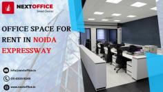 There are sleek and modern office space available for rent in Noida Expressway. The office boasts expansive windows that flood the space with natural light, illuminating the contemporary furnishings and minimalist design. With ample open space for collaboration and private areas for focused work, this office exudes professionalism and productivity. High-speed internet, advanced amenities, and state-of-the-art technology ensure seamless operations and efficiency. Located in the bustling Noida Expressway, this office space offers easy access to major transportation routes and a thriving business community.