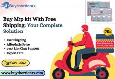 Buy MTP Kit online with free shipping. This kit offers a private and effective abortion method. Includes essential pills for terminating pregnancy safely at home. Get discreet delivery to your doorstep. Order now for a hassle-free experience with 20% off and expert care. 

Visit Us: https://www.buyabortionrx.com/mtp-kit