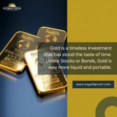 Investing in gold can be a wise decision for diversifying your portfolio and protecting against economic uncertainties. Gold has historically been a reliable store of value and can act as a hedge against inflation. Enhance your financial stability with gold investments in Beverly Hills, CA. Our expert team offers guidance and high-quality gold coins to ensure you make the best investment choices. Visit Global Gold Investments to learn more and start securing your future today.

Visit:- https://www.iragoldproof.com/

