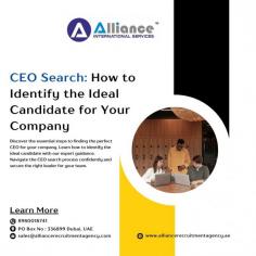 Discover the essential steps to finding the perfect CEO for your company. Learn how to identify the ideal candidate with our expert guidance. Navigate the CEO search process confidently and secure the right leader for your team.