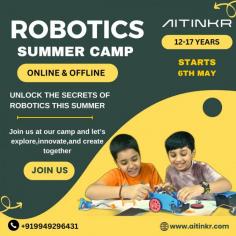 Welcome to our exciting Summer Robotic Camp! 

Get ready for an unforgettable journey into the fascinating world of robotics, where creativity meets technology! Our camp offers an immersive experience designed to inspire and educate young minds about the wonders of robotics, programming, and engineering