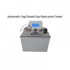 Automatic tag closed cup flash point tester LB-10AFP is an automated unit, designed with ion ring detecting system to capture flash point. It includes touch screen operation with built-in thermal printer for user convenience. Liquid level overflow port and liquid adding port simplifies test procedure. The unit conforms to ASTM D56 standards and related specifications.