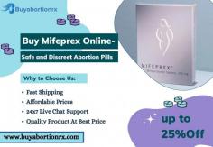 Buy Mifeprex online for a safe, effective, and private solution for early unplanned pregnancy. Get reliable and trusted Mifeprex discreetly delivered to your doorstep. Buy Mifeprex online today for a trusted and convenient healthcare option.

Visit Now: https://www.buyabortionrx.com/mifeprex