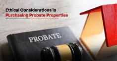 Ethical Considerations in Purchasing Probate Properties


Purchasing probate properties can be a lucrative venture for investors and homebuyers alike. However, beyond the financial potential, it’s essential to consider the ethical implications of such transactions. In this blog, we delve into the ethical considerations that should guide your decision-making when buying probate properties in the UK. 

Read more about Ethical Considerations in Purchasing Probate Properties - https://www.probatesonline.co.uk/ethical-considerations-in-purchasing-probate-properties/
