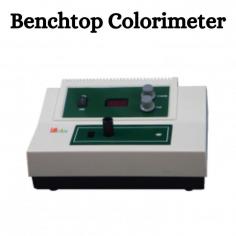 A benchtop colorimeter is a device used to measure the color of a sample. It's commonly used in various industries such as food and beverage, pharmaceuticals, paint, and textiles, where accurate color measurement is critical for quality control.The sample is placed in the holder, and light of a specific wavelength or range of wavelengths is directed through it. The detector then measures the intensity of the light that passes through the sample, allowing for the determination of its color.