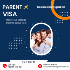 A parent visa is a type of visa that allows parents of an individual who is an Australian citizen, permanent resident, or eligible New Zealand citizen to live in Australia permanently. These visas are designed to reunite families and allow parents to join their children who are settled in Australia. There are different types of parent visas available, each with its own eligibility criteria, processing times, and requirements. Some parent visas may require sponsorship by the child in Australia, while others may be subject to specific financial and health criteria. It's essential to carefully review the requirements and options available before applying for a parent visa.



