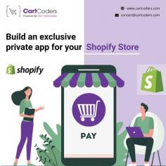 Do you want to avail yourself of the best Shopify private app development services? CartCoders is your way to go.

We specialize in providing the best Shopify private app development services tailored to your unique business needs.

Our team of expert developers at CartCoders understands the intricacies of Shopify and leverages this knowledge to create powerful, secure, and scalable private apps. Whether you need enhanced functionality, seamless integrations, or bespoke features, we have the skills and experience to deliver exceptional results.