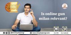 Are you wondering if online gun milan is relevant? Well, you're not alone. With the rise of technology and online matchmaking, many are questioning the accuracy and significance of traditional methods of compatibility assessment like gun milan. However, renowned astrologer Dr. Vinay Bajrangi stands by its relevance and effectiveness. With years of experience and expertise in Vedic astrology, Dr. Bajrangi believes that online gun milan can still provide accurate results and guide couples towards a successful and harmonious marriage. Don't dismiss its importance, trust in the power of gun milan for a happy and fulfilling married life.
https://www.vinaybajrangi.com/marriage-astrology/kundli-matching-horoscopes-matching-for-marriage.php 

